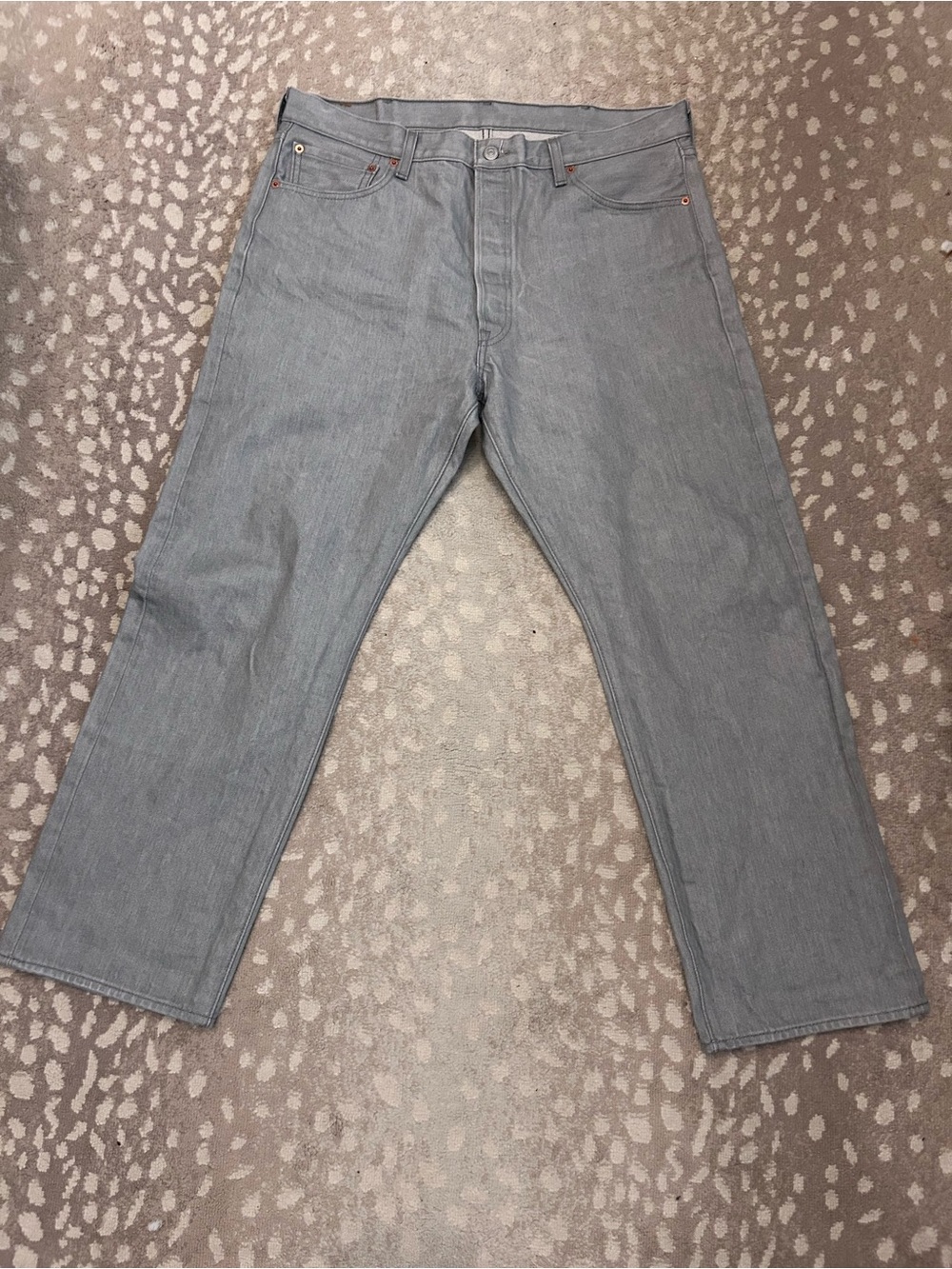 Levi's Light Gray Straight-Leg Men’s Jeans